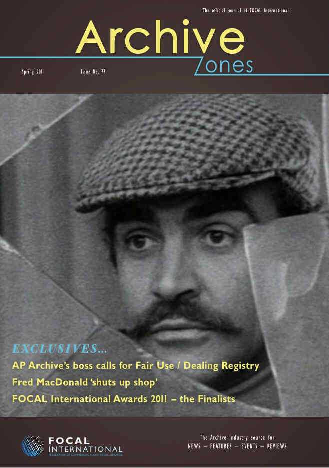 ARCHIVE ZONES magazine cover Issue 77 Spring 2011