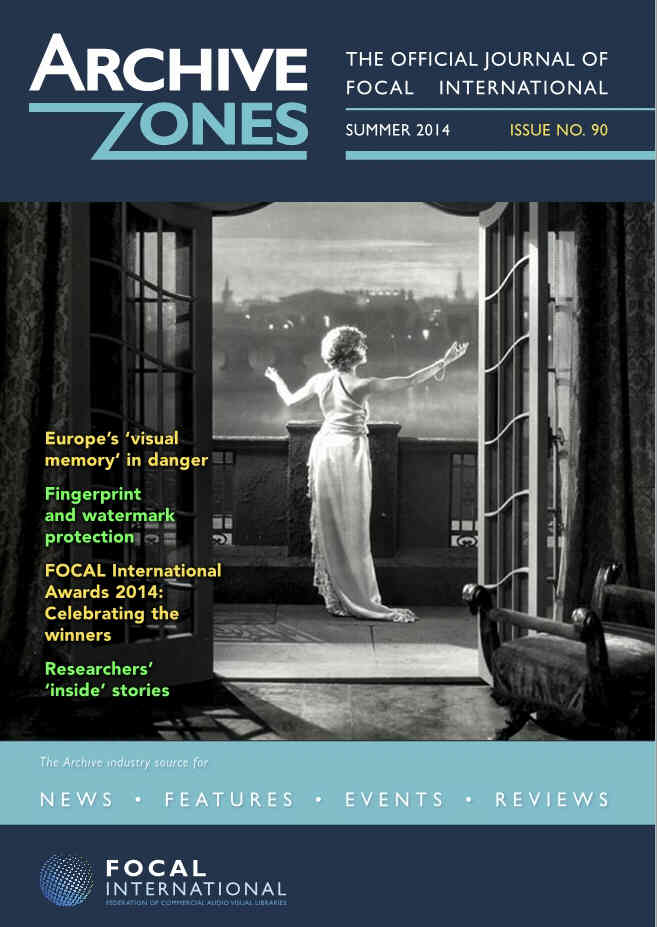 ARCHIVE ZONES magazine cover Issue 90 Summer 2014