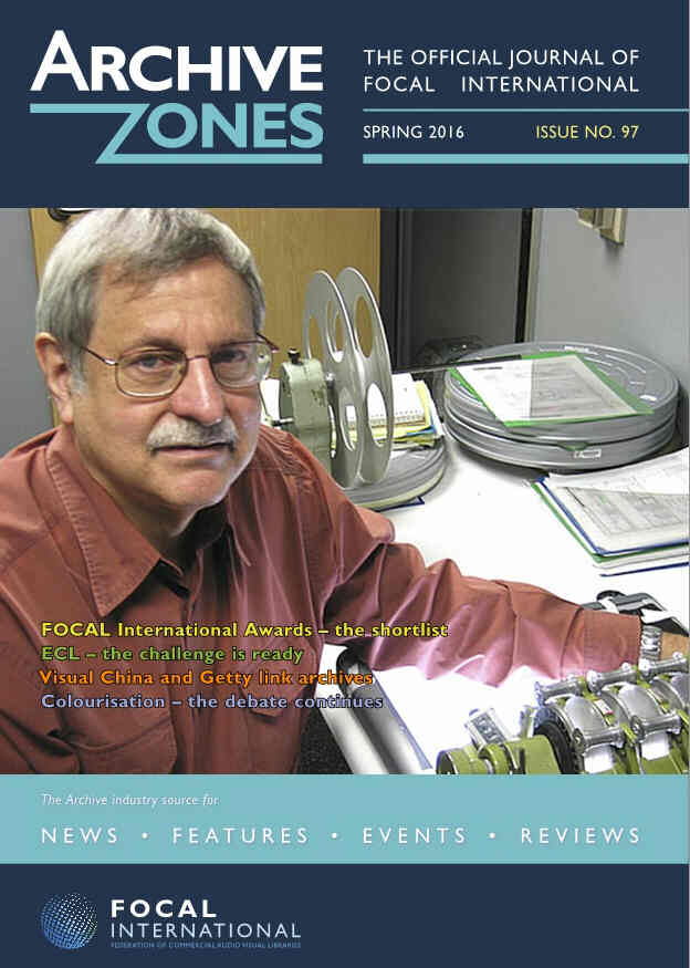ARCHIVE ZONES magazine cover Issue 97 Spring 2016