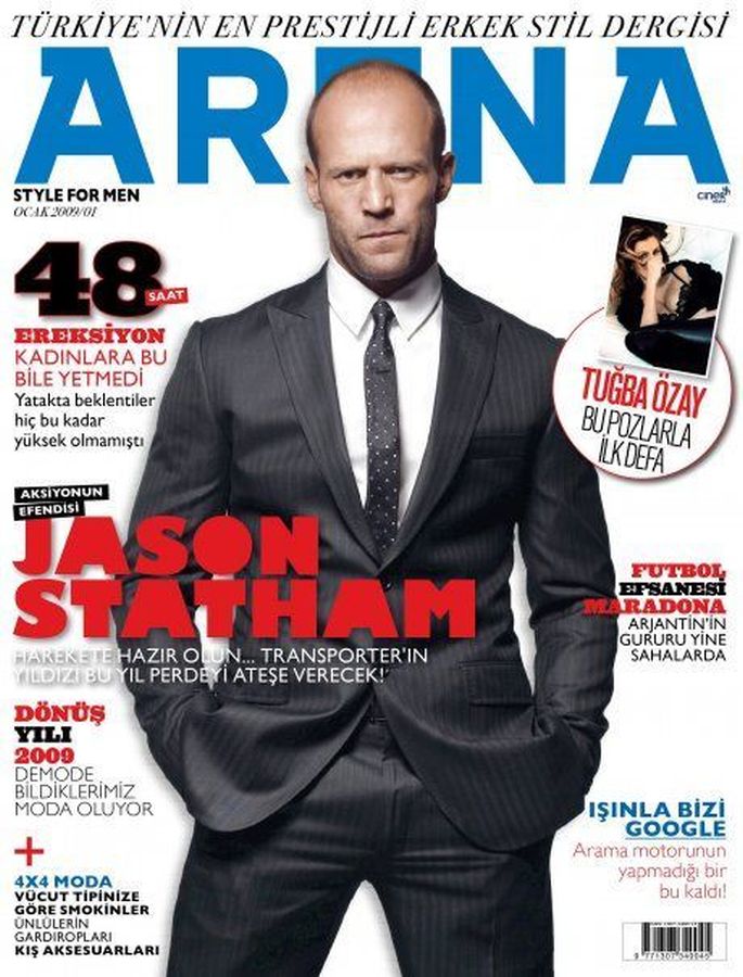 ARENA TURKEY magazine side cover  January 2009