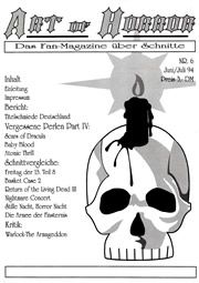 ART OF HORROR magazine cover Issue 6 June 1994