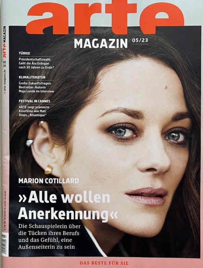 ARTE MAGAZIN magazine cover  May 2023