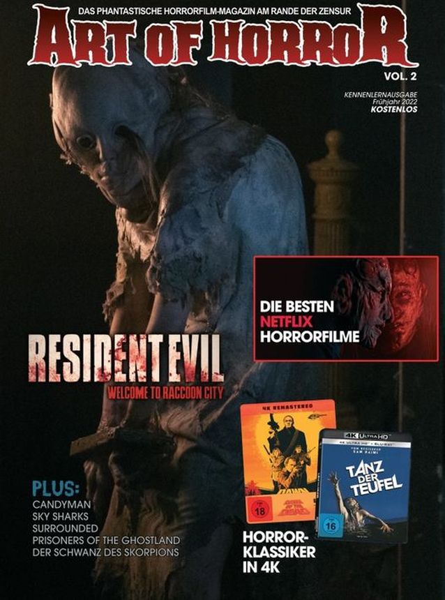 ART OF HORROR magazine cover  March 2022