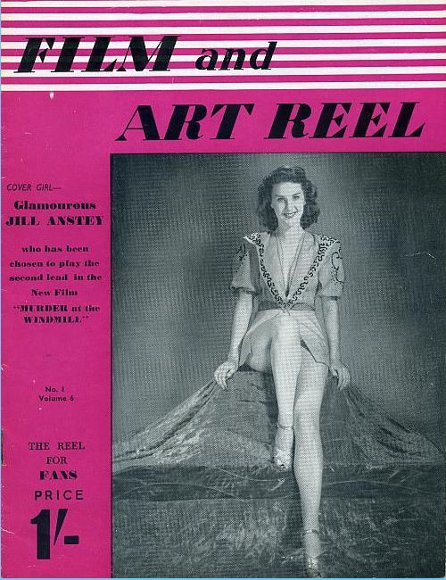 FILM REEL magazine cover  Vol 6 # 1 August 1949