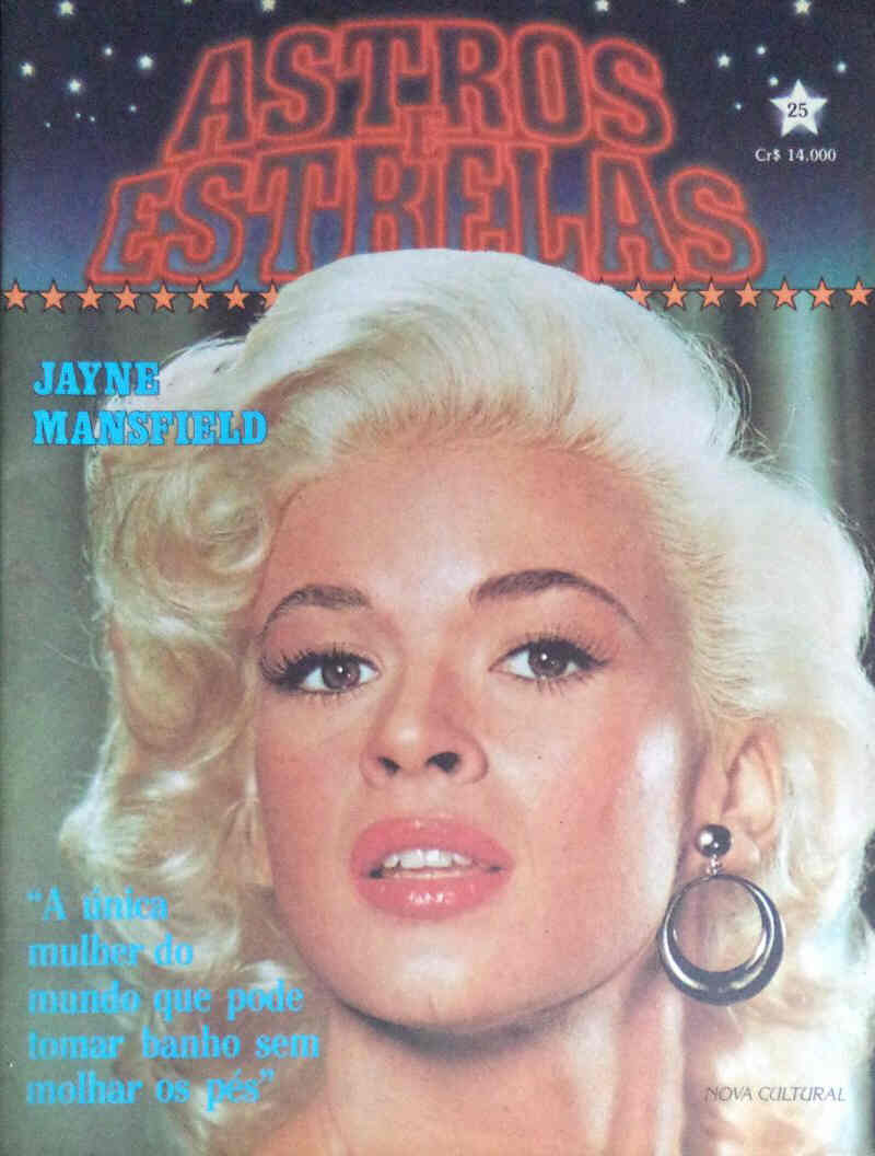 ASTROS E ESTRELAS magazine side cover Issue 25 April 1985