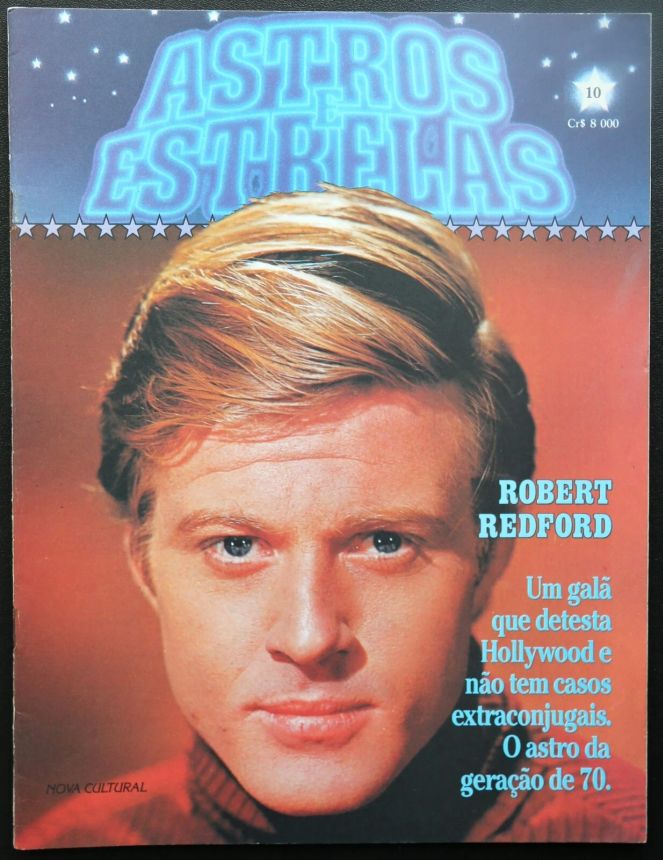 ASTROS E ESTRELAS magazine side cover Issue 10  1985