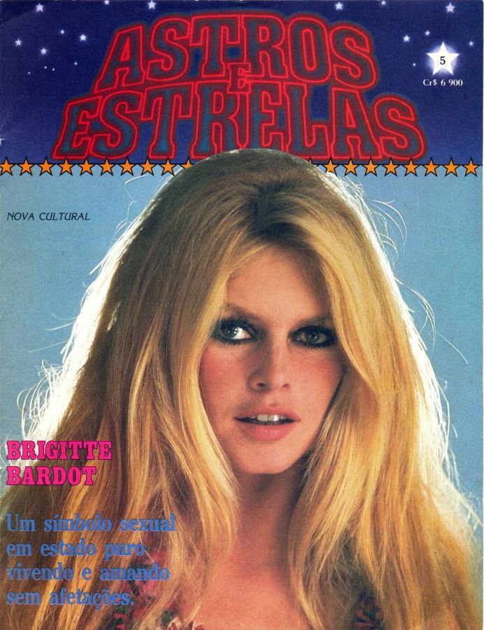 ASTROS E ESTRELAS magazine side cover Issue 5  1985