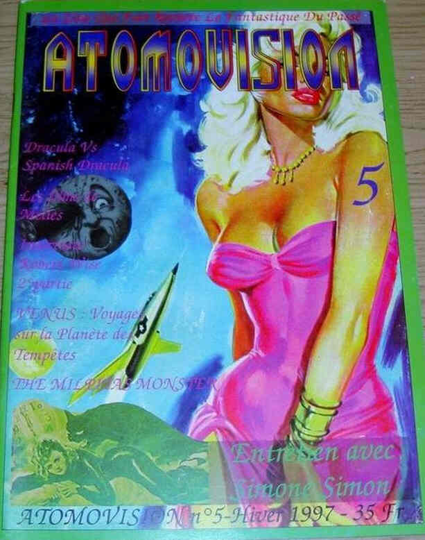 ATOMOVISION magazine cover Issue 5 Spring 1997