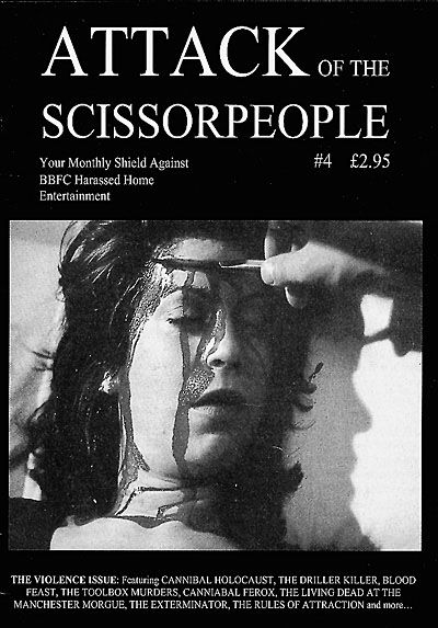 ATTACK OF THE SCISSORPEOPLE magazine cover Issue 4  