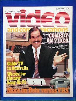 AUSTRALIAN VIDEO AND COMMUNICATIONS magazine side cover Issue 11  October 1982