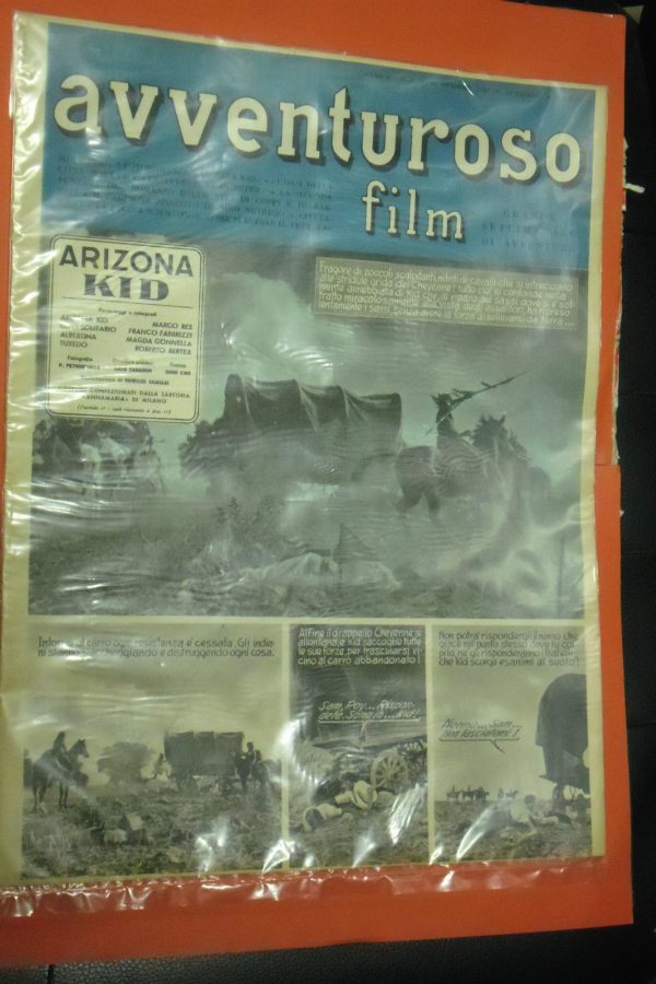 AVVENTUROSO FILM magazine side cover Issue 2 30 October 1949