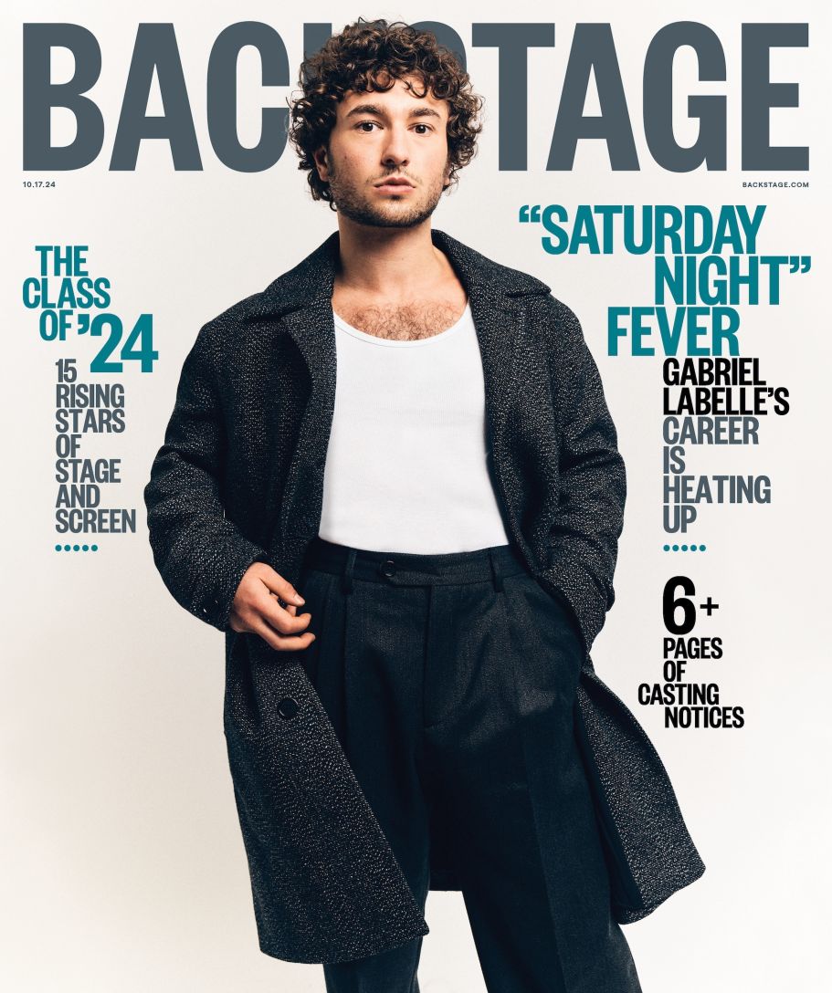 BACKSTAGE (USA) magazine side cover 17 October 2024