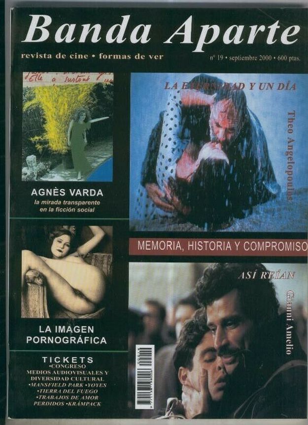 BANDA APARTE magazine side cover Issue 19 September 2000