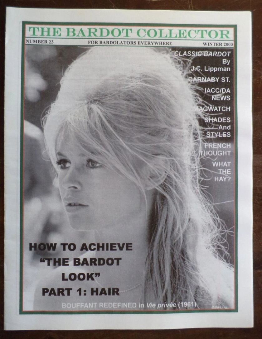 BARDOT COLLECTOR magazine side cover Issue 23 Winter 2003