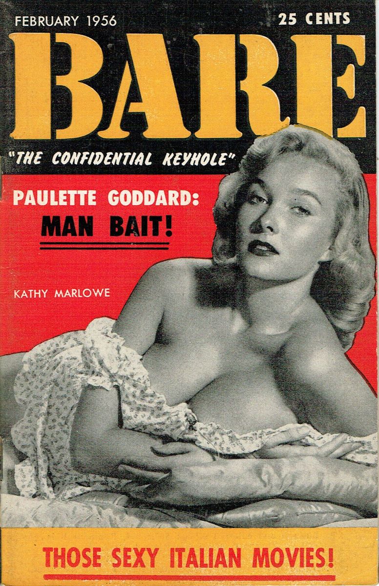 BARE magazine cover February 1956