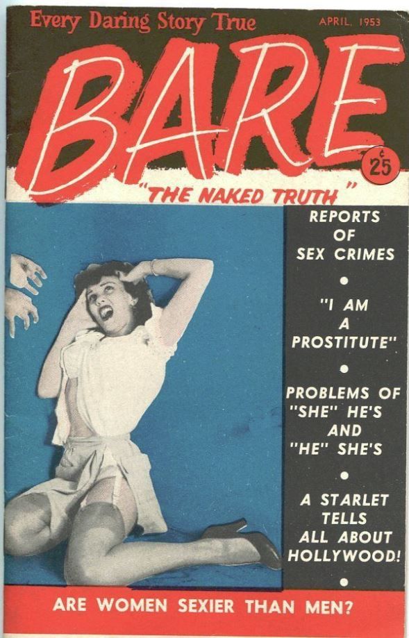 BARE magazine cover Issue 1 April 1953