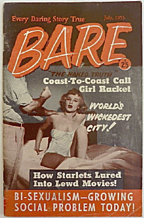 BARE magazine side cover July 1953