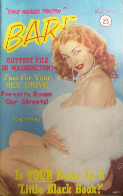 BARE magazine cover May 1954