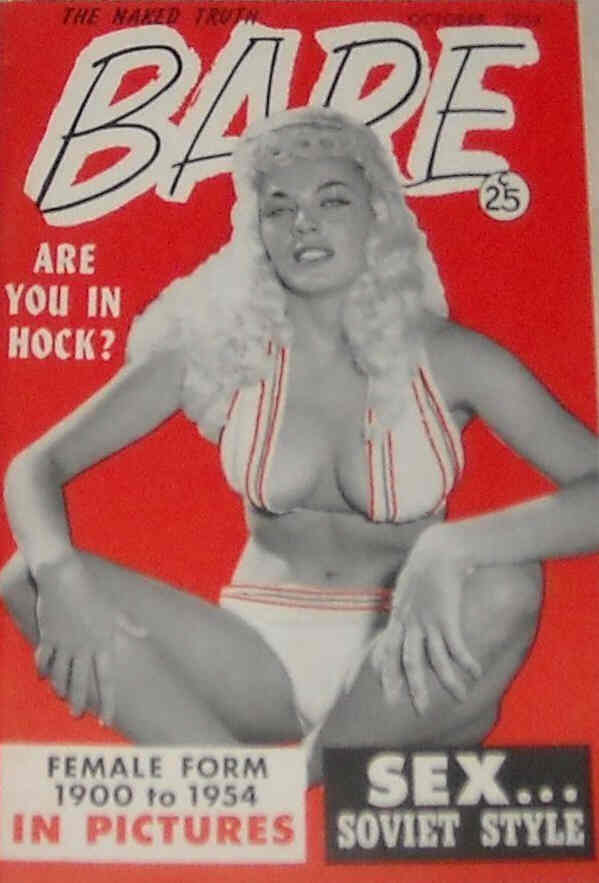 BARE magazine side cover October 1954