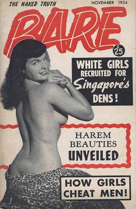 BARE magazine cover November 1954