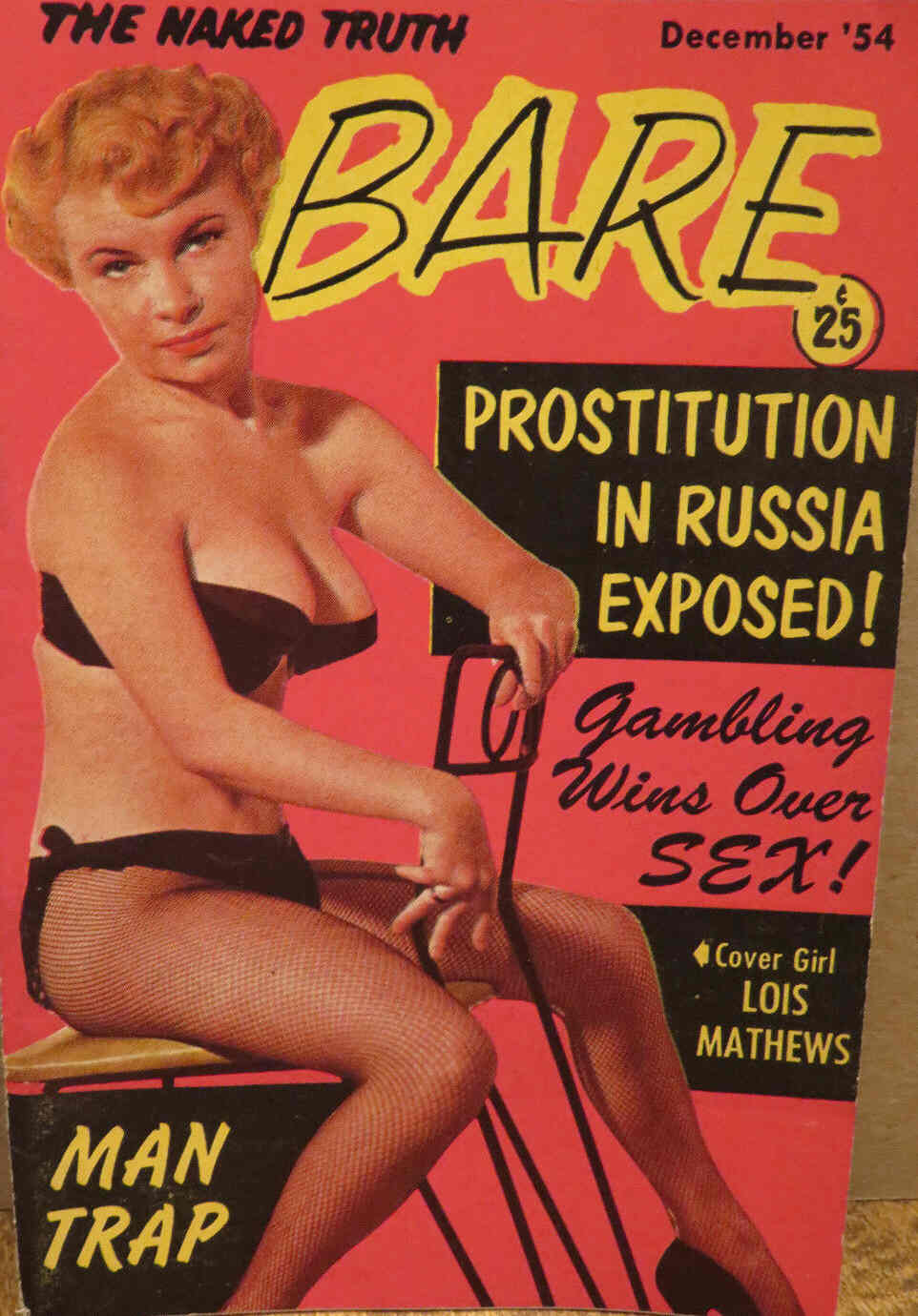 BARE magazine cover December 1954
