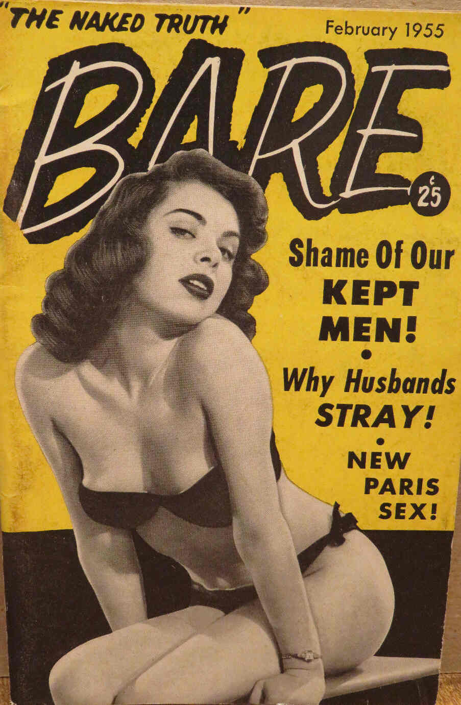 BARE magazine cover February 1955