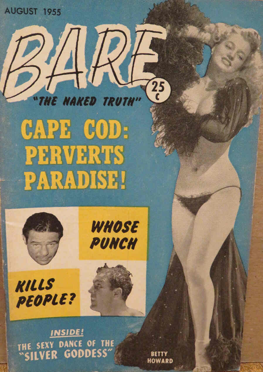 BARE magazine cover August 1955