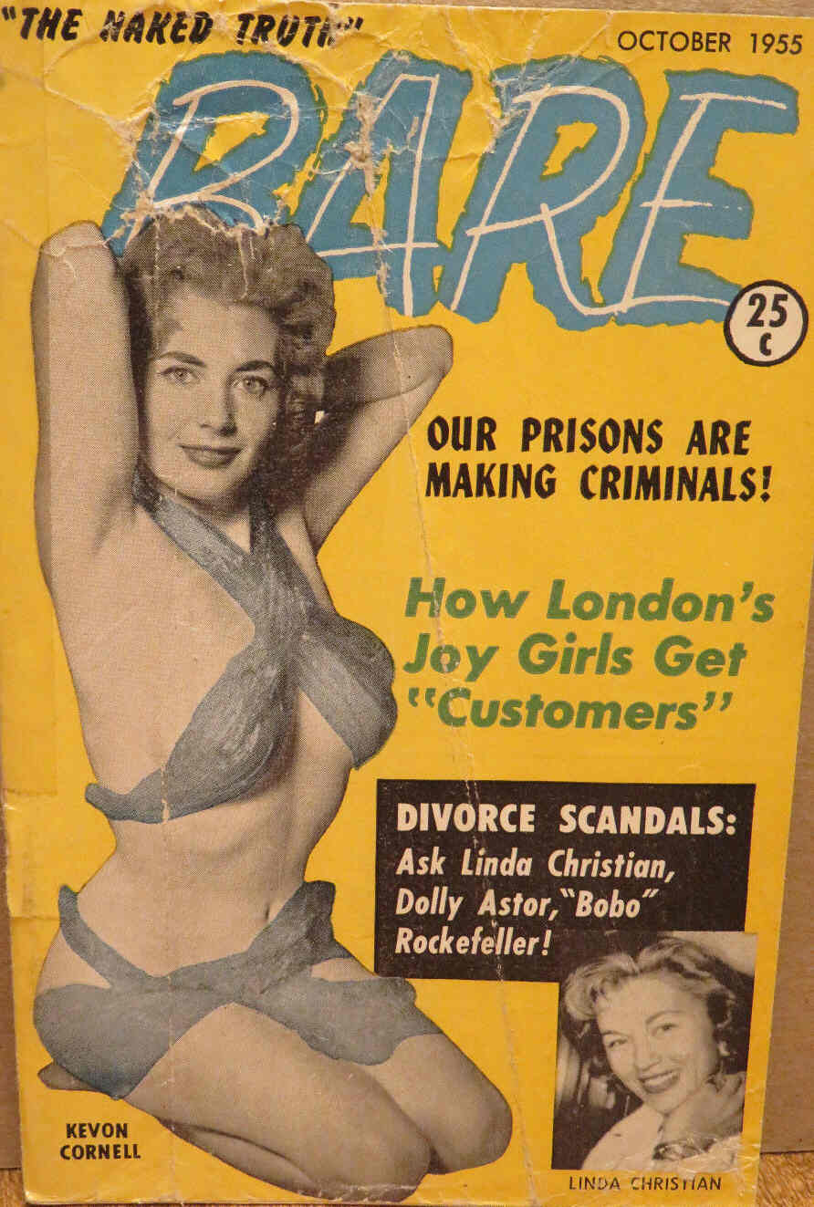 BARE magazine cover October 1955