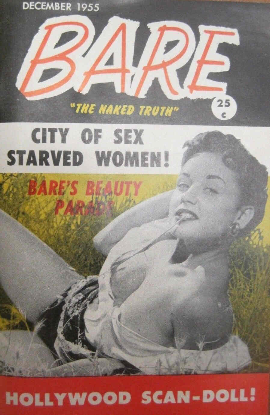 BARE magazine cover December 1955
