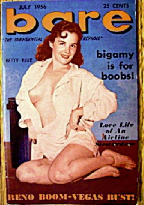 BARE magazine cover July 1956