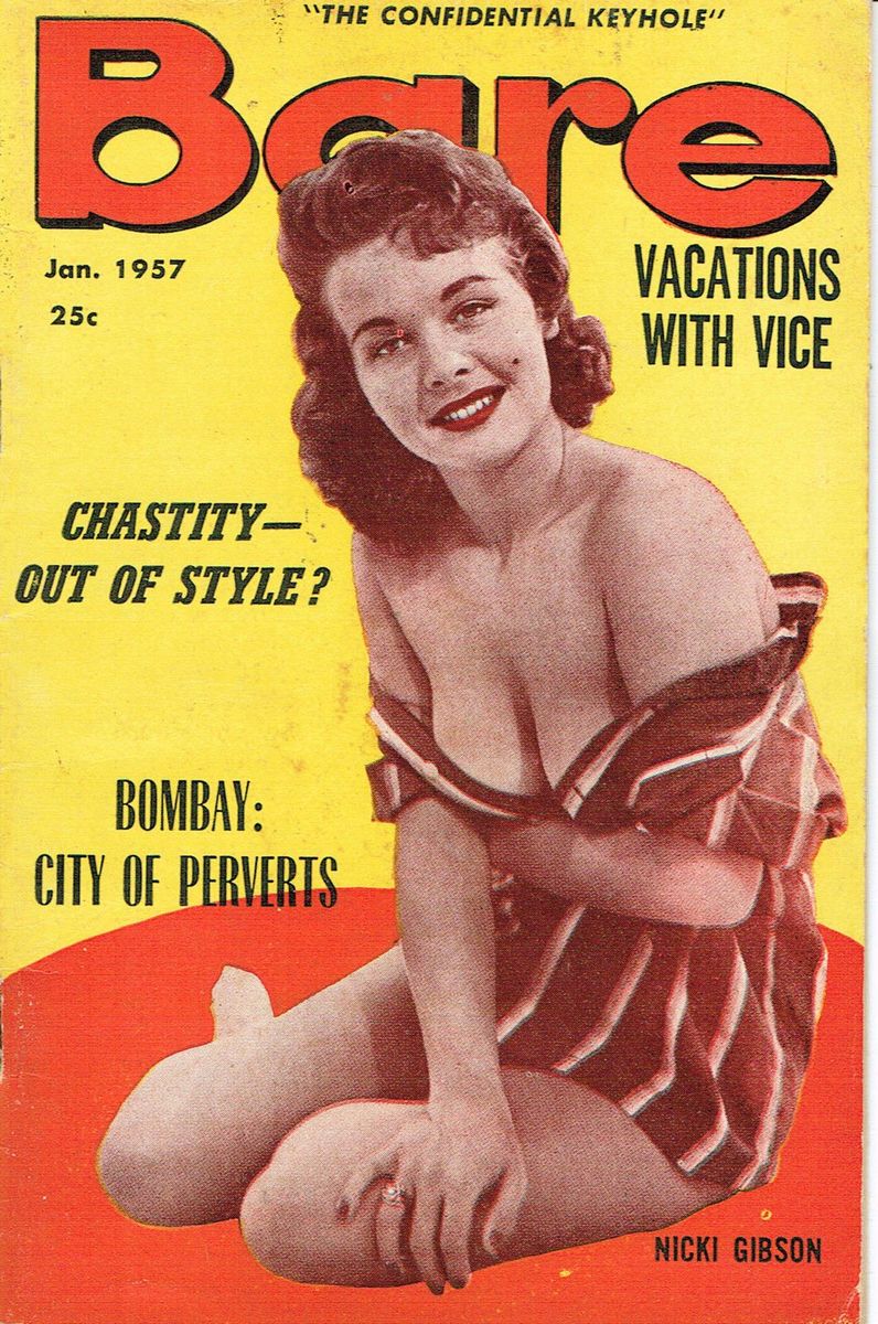 BARE magazine cover January 1957