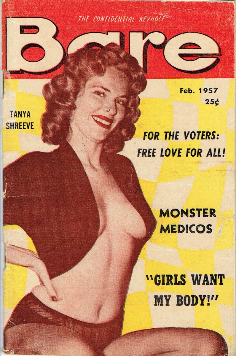 BARE magazine cover February 1957
