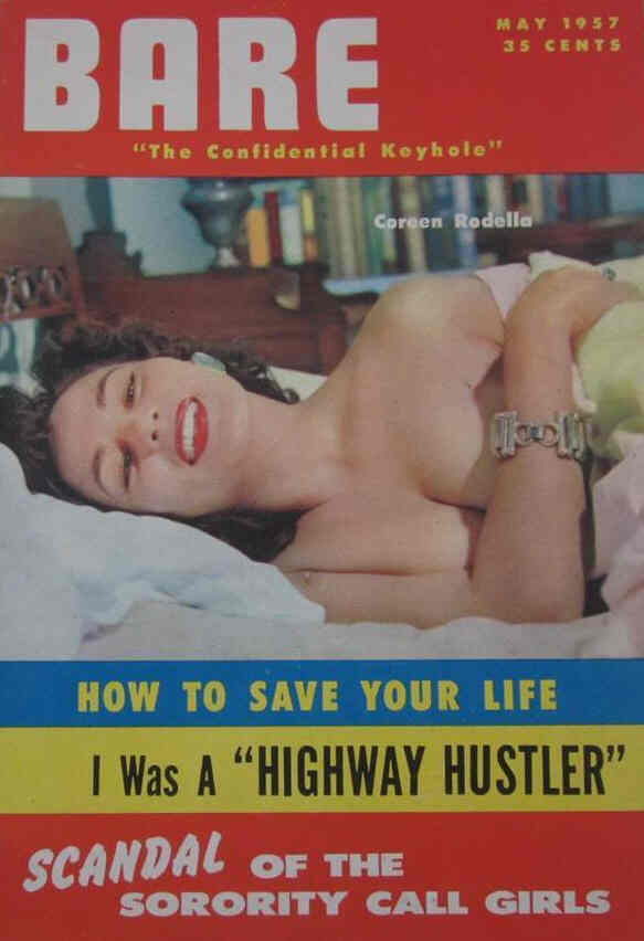 BARE magazine side cover May 1957