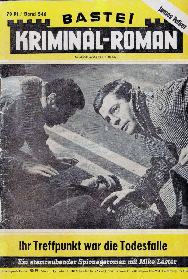 BASTEI KRIMINAL-ROMAN magazine cover Issue 546  