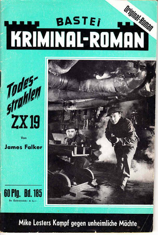 BASTEI KRIMINAL-ROMAN magazine cover Issue 185   