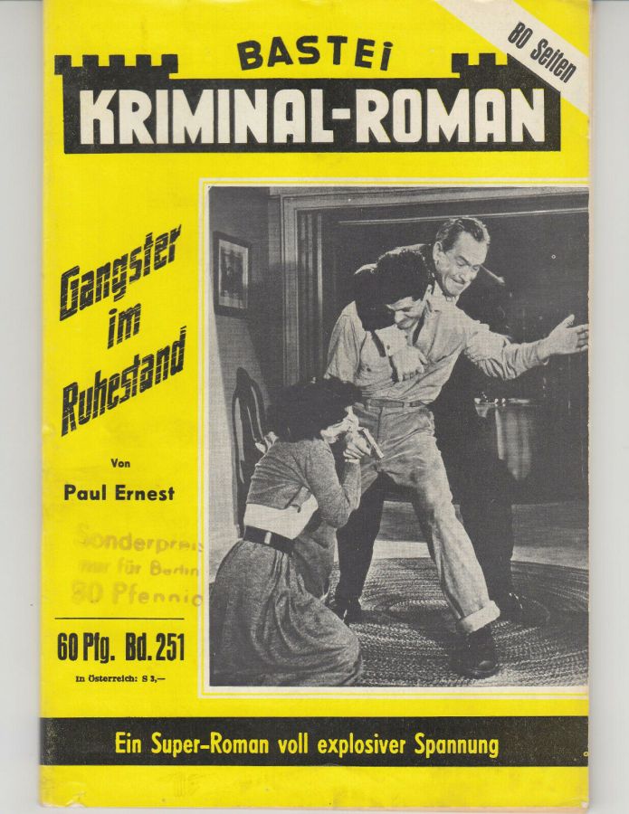 BASTEI KRIMINAL-ROMAN magazine cover Issue 251   