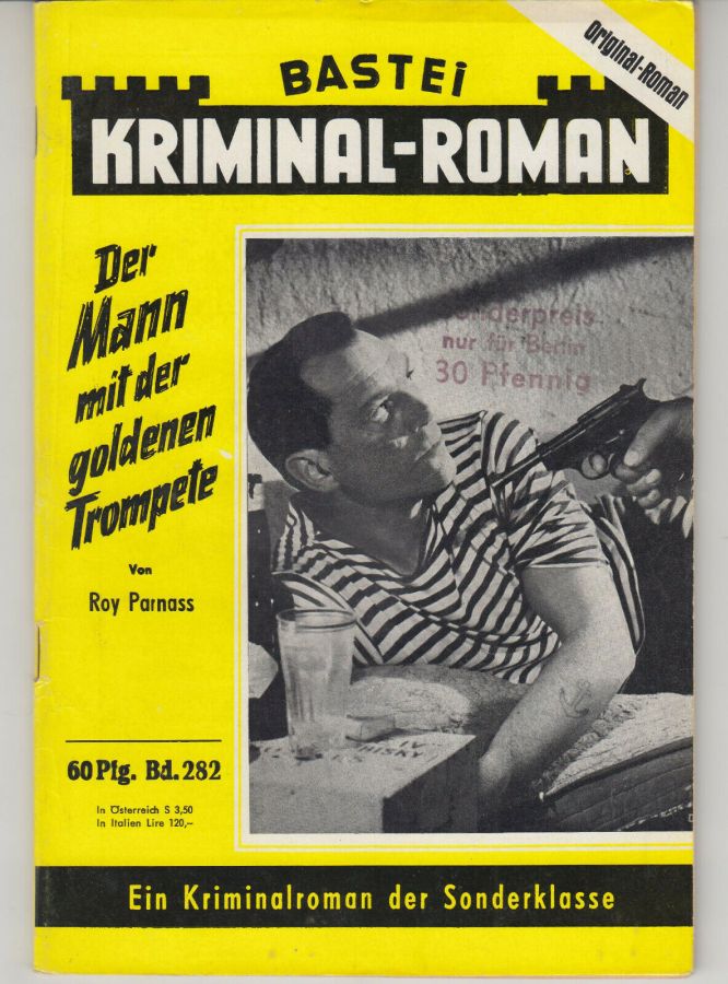 BASTEI KRIMINAL-ROMAN magazine cover Issue 282   