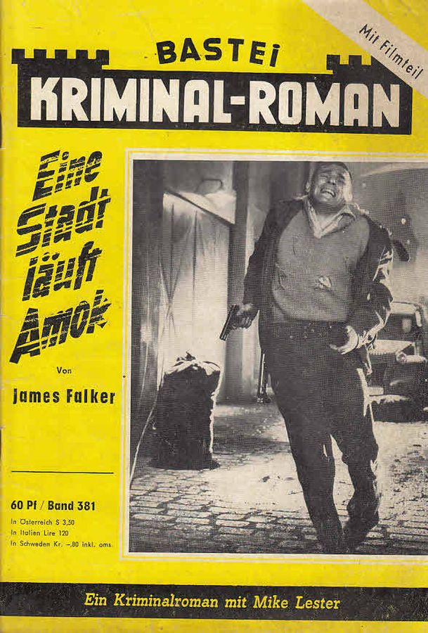 BASTEI KRIMINAL-ROMAN magazine cover Issue 381   