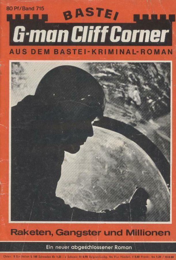 BASTEI KRIMINAL-ROMAN magazine cover Issue 715   