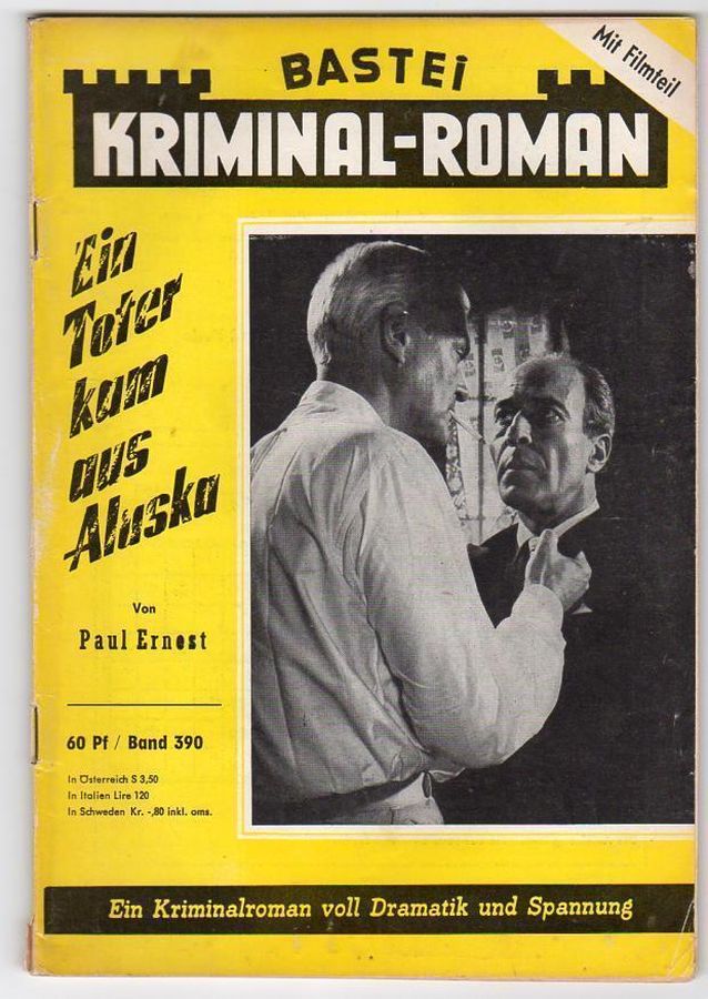 BASTEI KRIMINAL-ROMAN magazine cover Issue 390   