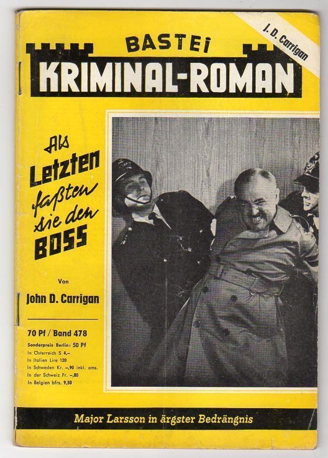 BASTEI KRIMINAL-ROMAN magazine cover Issue 478   
