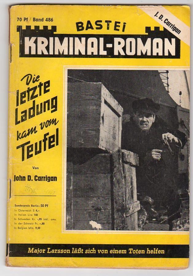 BASTEI KRIMINAL-ROMAN magazine cover Issue 486   