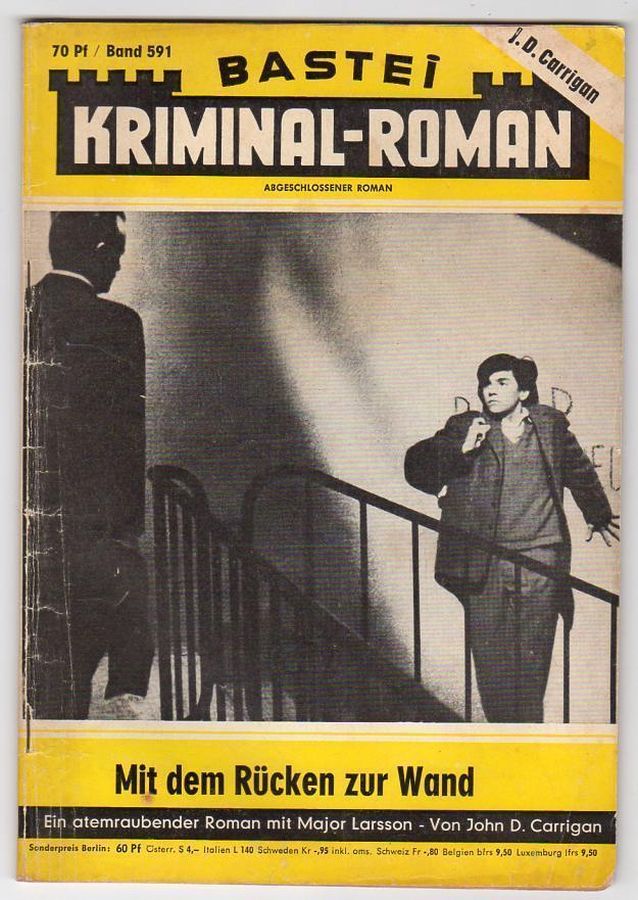 BASTEI KRIMINAL-ROMAN magazine cover Issue 591   