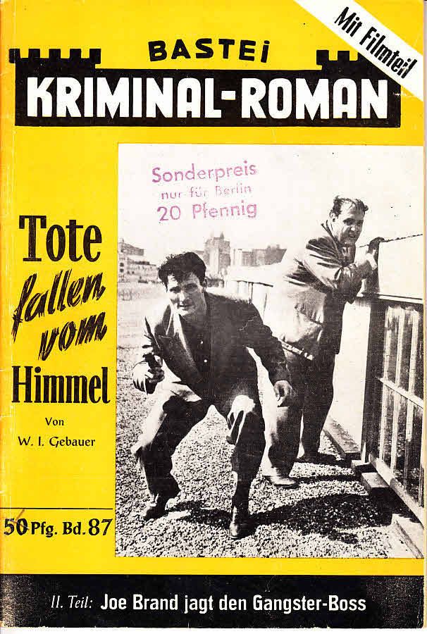 BASTEI KRIMINAL-ROMAN magazine cover Issue 87   