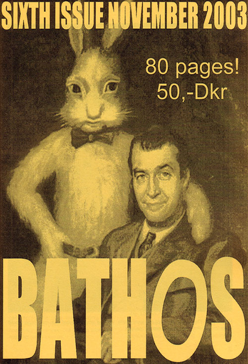 BATHOS magazine cover Issue 6 October 2003