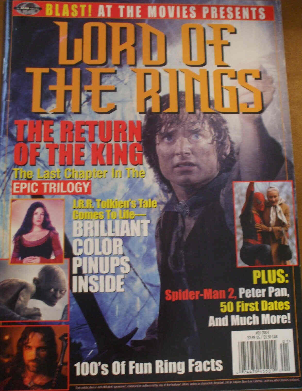 BLAST! AT THE MOVIES PRESENTS magazine cover Issue 1  2004