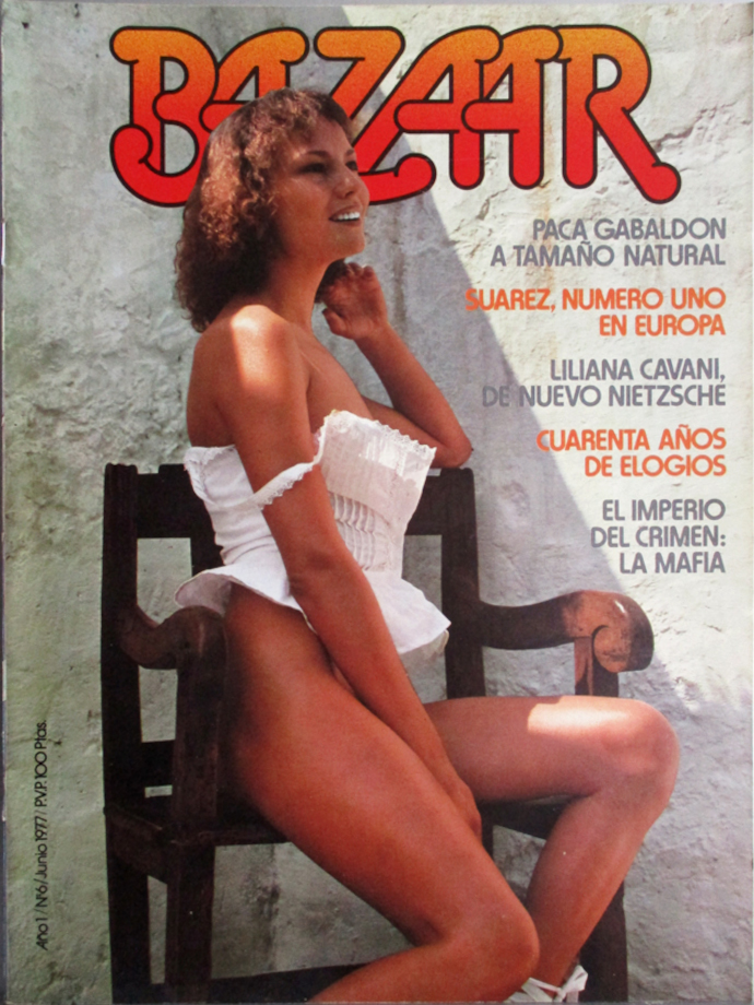 BAZAAR magazine cover Issue 6   1977