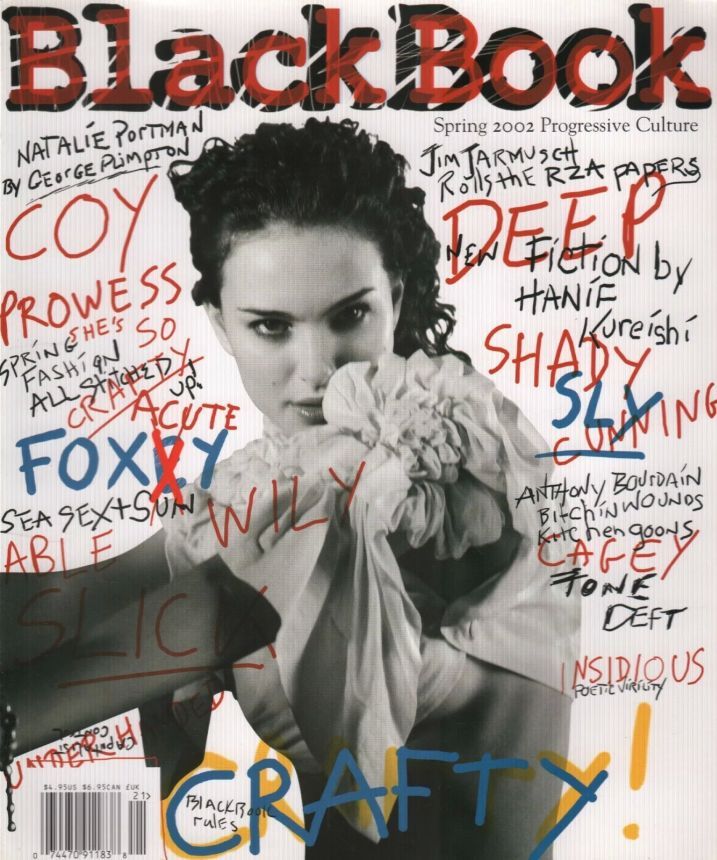 BLACK BOOK magazine cover Spring 2002