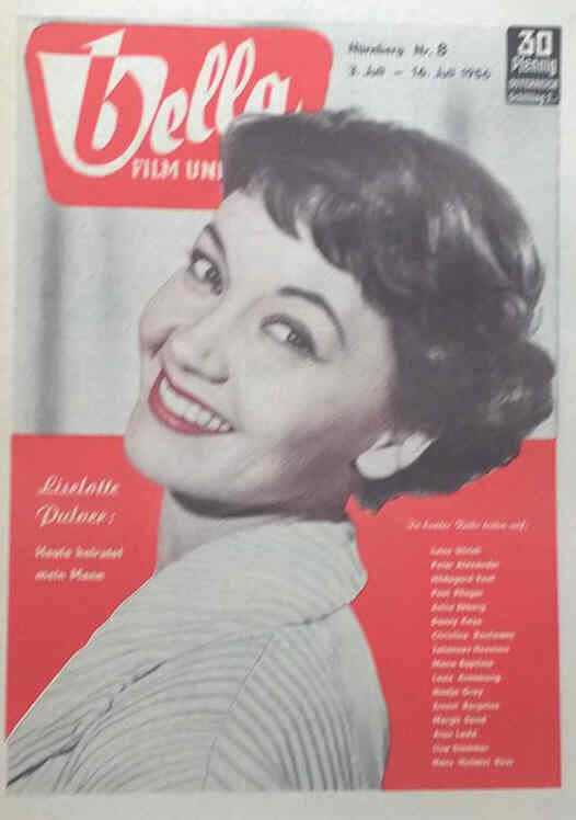 BELLA (De) magazine cover Issue 8 3 July 1956