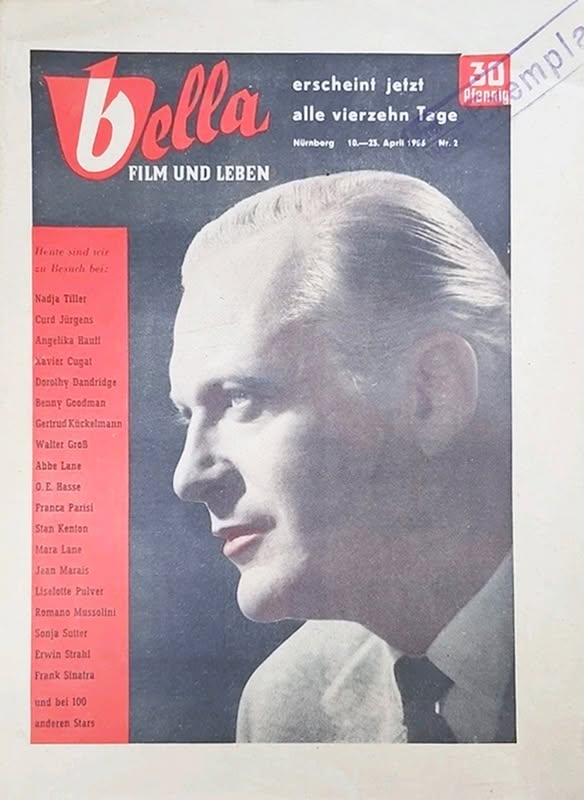 BELLA (De) magazine side cover Issue 2 10 April 1956